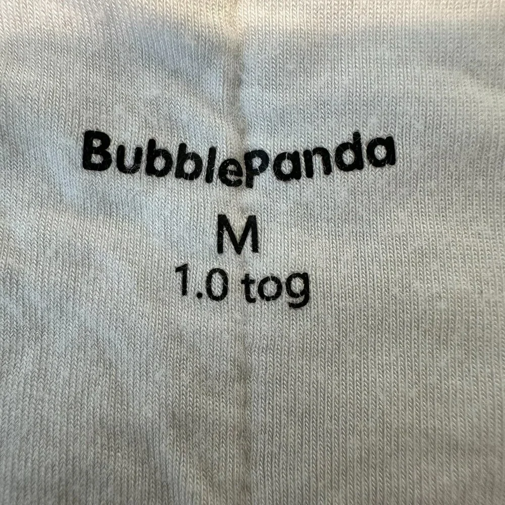 BubblePanda Bamboo Sleep Sack - Sage Green - Size Medium (6-12M) 1.0 TOG